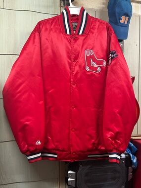 Majestic Cooperstown Collection Red Sox Jacket